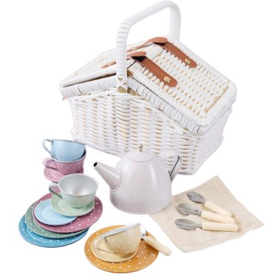 JABADABADO Čajový set s košíkem