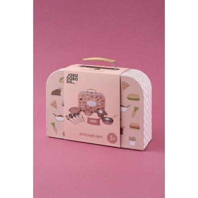 JABADABADO Set nádobí v kufříku Růžová - 85141_002
