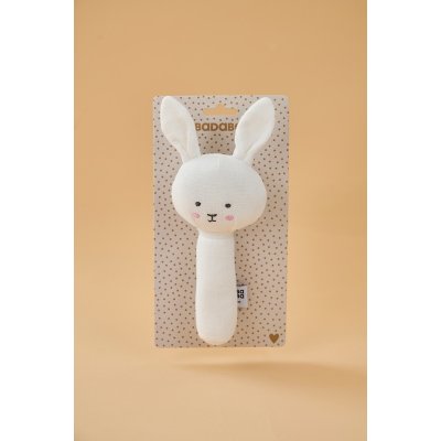JABADABADO Chrastítko Zajíček krémový - 85156_001