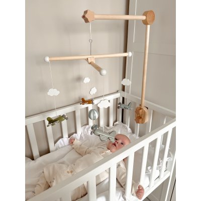 JABADABADO Držák na kolotoč dřevěný Nature - 85170_004