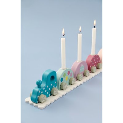 JABADABADO Narozeninový vláček barevný - 85171_002