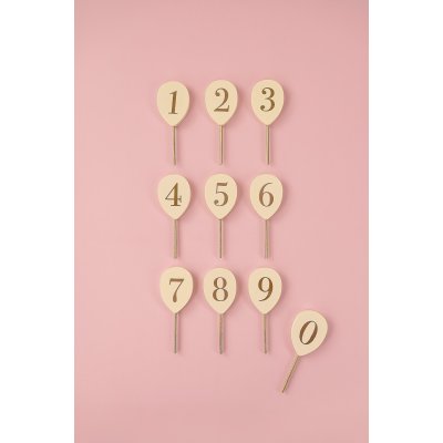 JABADABADO Narozeninové balónky s čísly 0–9 - 85172_001