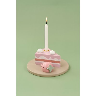 JABADABADO Stojan na svíčku Jahodový dort - 85187_001