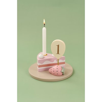 JABADABADO Stojan na svíčku Jahodový dort - 85187_002