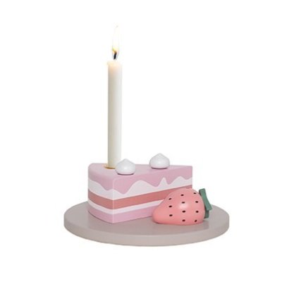 JABADABADO Stojan na svíčku Jahodový dort