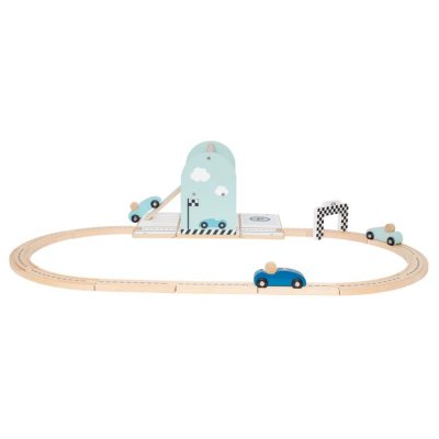 JABADABADO Dřevěná závodní autodráha v kufříku - 85210_001