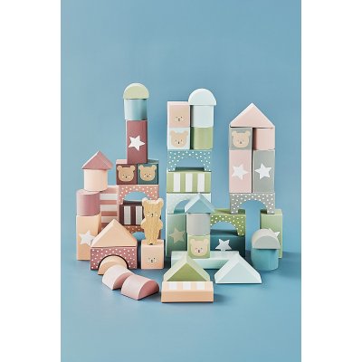 JABADABADO Dřevěné kostky na stavění Medvídek - 85212_001