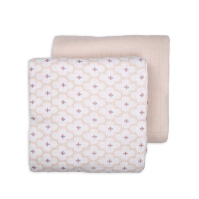 LODGER Swaddler Solid Matcha 2balení 110 x 110 cm Powder - 85355_001