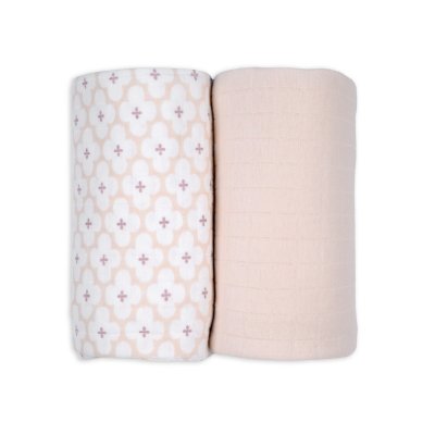 LODGER Swaddler Solid Matcha 2balení 110 x 110 cm Powder