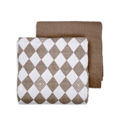 LODGER Swaddler Solid Matcha 2balení 110 x 110 cm Buffalo - 85356_002