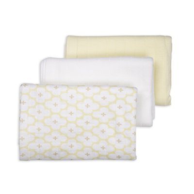 LODGER Swaddler Solid Matcha 3balení 70 x 70 cm Butter - 85359_001