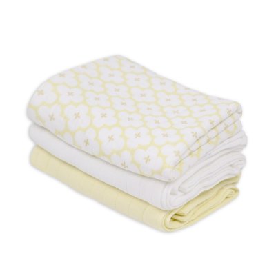LODGER Swaddler Solid Matcha 3balení 70 x 70 cm Butter - 85359_002