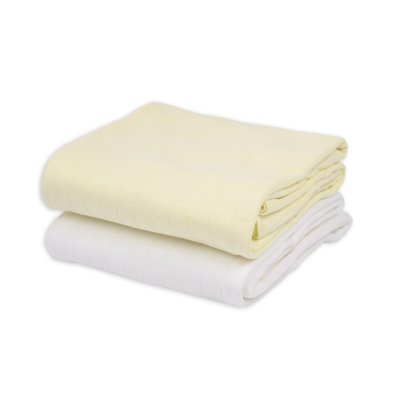 LODGER Swaddler Solid 2balení 110 x 110 cm Cloud Dancer/Butter - 85364_002