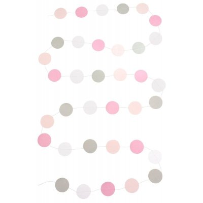 JABADABADO Papírová girlanda Pink
