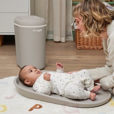 SHNUGGLE Eco - Touch Koš na plenky Taupe - 46024_007