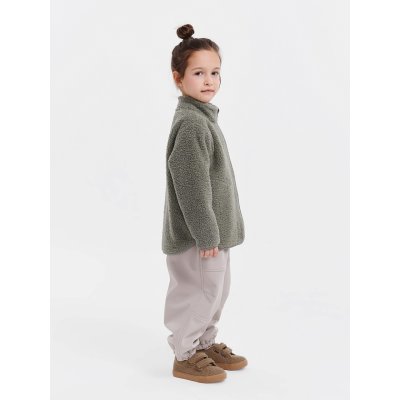 LEOKID Fleecová bunda Theo Vetiver Green vel. 134 - 85413_009