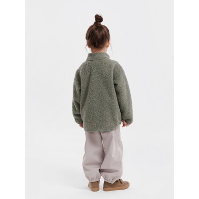 LEOKID Fleecová bunda Theo Vetiver Green vel. 146 - 85414_015