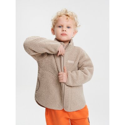 LEOKID Fleecová bunda Theo Almond Milk vel. 128 - 85415_006
