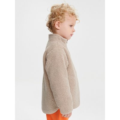 LEOKID Fleecová bunda Theo Almond Milk vel. 128 - 85415_007