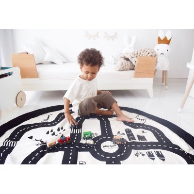 PLAY AND GO Noomad original Hrací deka a Vak na hračky Roadmap - 22111_011