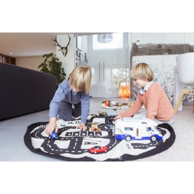PLAY AND GO Noomad original Hrací deka a Vak na hračky Roadmap - 22111_007