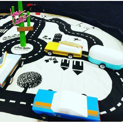 PLAY AND GO Noomad original Hrací deka a Vak na hračky Roadmap - 22111_012