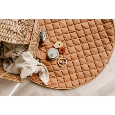 PLAY AND GO Noomad soft Hrací deka a Vak na hračky Organic Tawny Brown - 47109_012