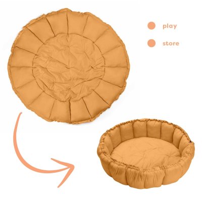 PLAY AND GO Coco Bloom Dětské hnízdo Mustard - 51099mu_001