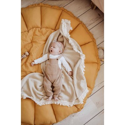 PLAY AND GO Coco Bloom Dětské hnízdo Mustard - 51099mu_007