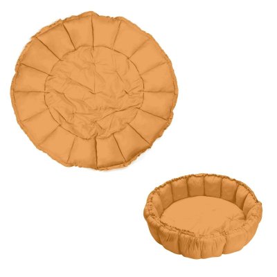 PLAY AND GO Coco Bloom Dětské hnízdo Mustard