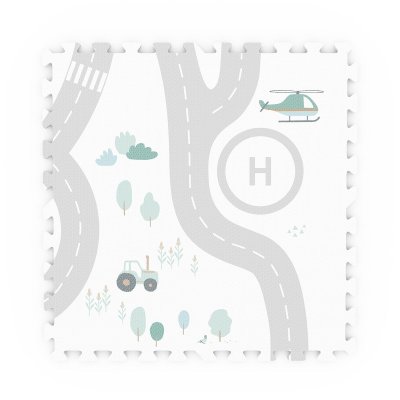 PLAY AND GO Tiloo EEVAA Podložka na hraní a domeček Road - 51100ro_006