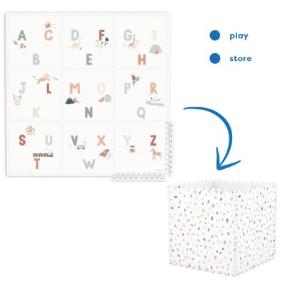 PLAY AND GO Tiloo EEVAA Podložka na hraní a domeček Alphabet - 51100ab_001