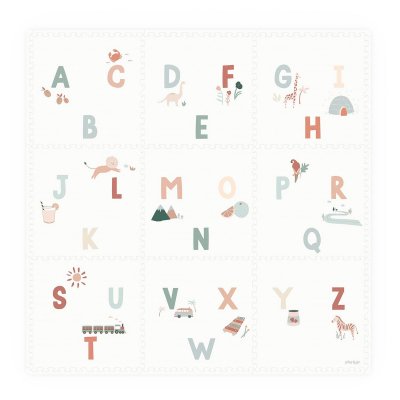 PLAY AND GO Tiloo EEVAA Podložka na hraní a domeček Alphabet - 51100ab_004