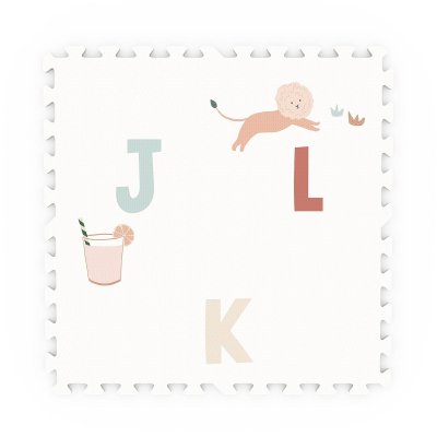 PLAY AND GO Tiloo EEVAA Podložka na hraní a domeček Alphabet - 51100ab_006