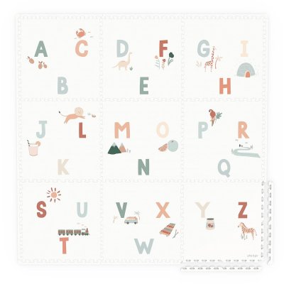 PLAY AND GO Tiloo EEVAA Podložka na hraní a domeček Alphabet - 51100ab_008