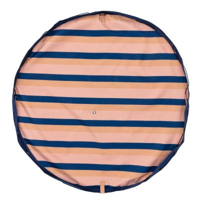 PLAY AND GO Noomad outdoor Hrací deka a Vak na hračky Mokka Stripes - 56972_002