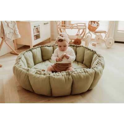 PLAY AND GO Coco Bloom Dětské hnízdo Meadow Green - 51099mg_005