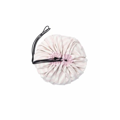 PLAY AND GO Noomad original Hrací deka a Vak na hračky Stripes Pink - 65350_002