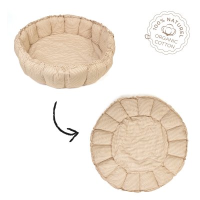 PLAY AND GO Coco Bloom Dětské hnízdo Stripes Brown - 51099hp_004