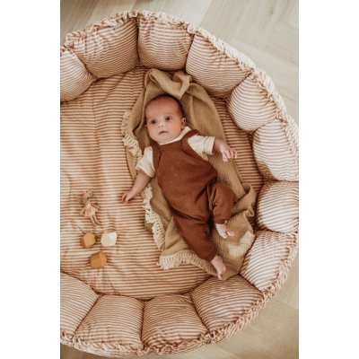 PLAY AND GO Coco Bloom Dětské hnízdo Stripes Brown - 51099hp_007