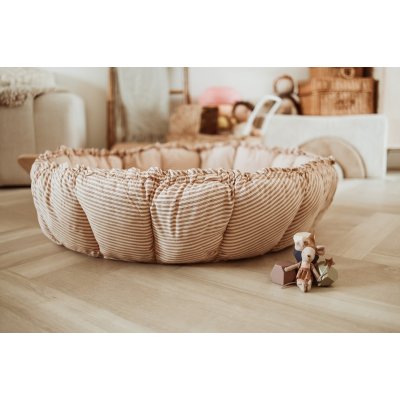 PLAY AND GO Coco Bloom Dětské hnízdo Stripes Brown - 51099hp_009