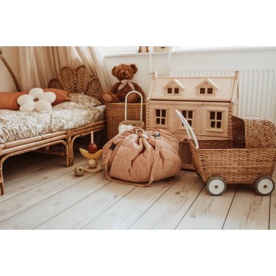 PLAY AND GO Noomad soft Hrací deka a Vak na hračky Organic Fleuri - 53261_009