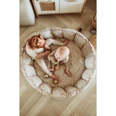 PLAY AND GO Coco Bloom Dětské hnízdo Stripes Blue - 51099mp_009