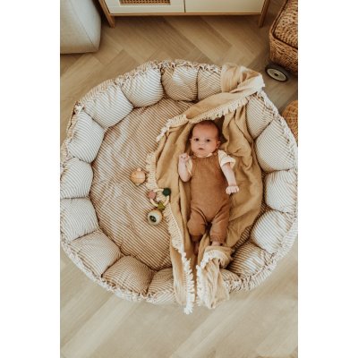PLAY AND GO Coco Bloom Dětské hnízdo Stripes Blue - 51099mp_007