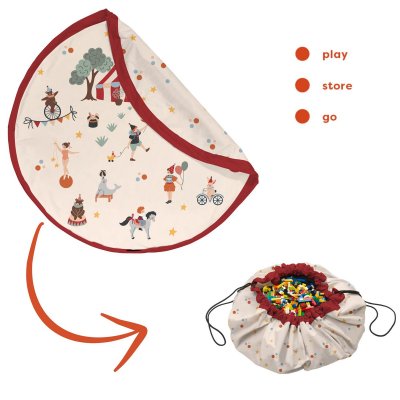 PLAY AND GO Noomad original Hrací deka a Vak na hračky Circus - 85445_004