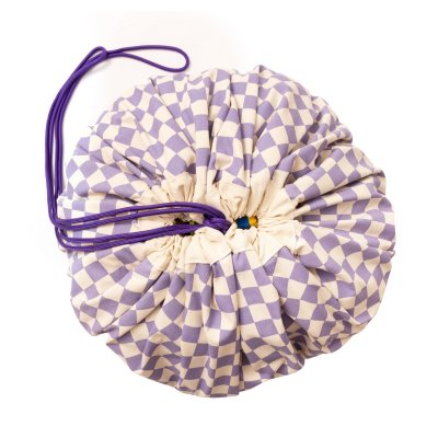 PLAY AND GO Noomad original Hrací deka a Vak na hračky Vichy Purple - 85451_002