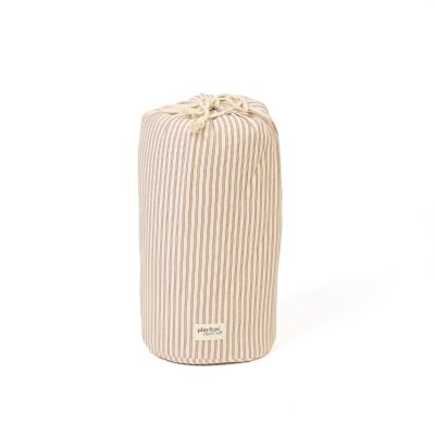 PLAY AND GO Noomad soft Hrací deka a Vak na hračky Stripes brown - 85471_003