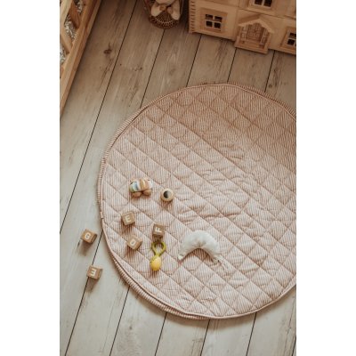 PLAY AND GO Noomad soft Hrací deka a Vak na hračky Stripes brown - 85471_004
