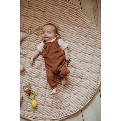 PLAY AND GO Noomad soft Hrací deka a Vak na hračky Stripes brown - 85471_005