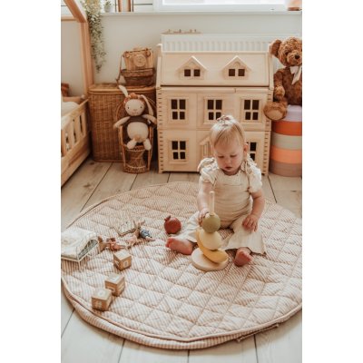 PLAY AND GO Noomad soft Hrací deka a Vak na hračky Stripes brown - 85471_006